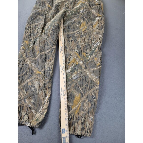 Mossy Oak Pants Mens XL Camo Shadow Branch Hunting Cotton Elastic Waist Drawcord - Picture 2 of 14